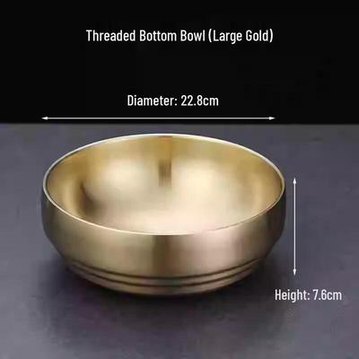 Wutuo Goldene Mehrzweckschüssel