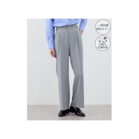 ROPE PICNIC Clear twill wide pants/ceremony setup compatible (gray (07))