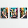 Mexican Street Colorful Art Works Wall Art Prints Vivid Travel Canvas Painter