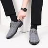 Men's Plaid Canvas Lace-Up Casual Shoes Classic Fashion Sneakers.
