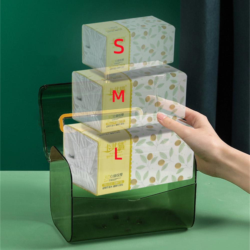 Home Spring Paper Box Creative Automatic All-in-One Lift Tissue Box Plastic Dust Cover Multifunctional Desktop Seal Box 2024