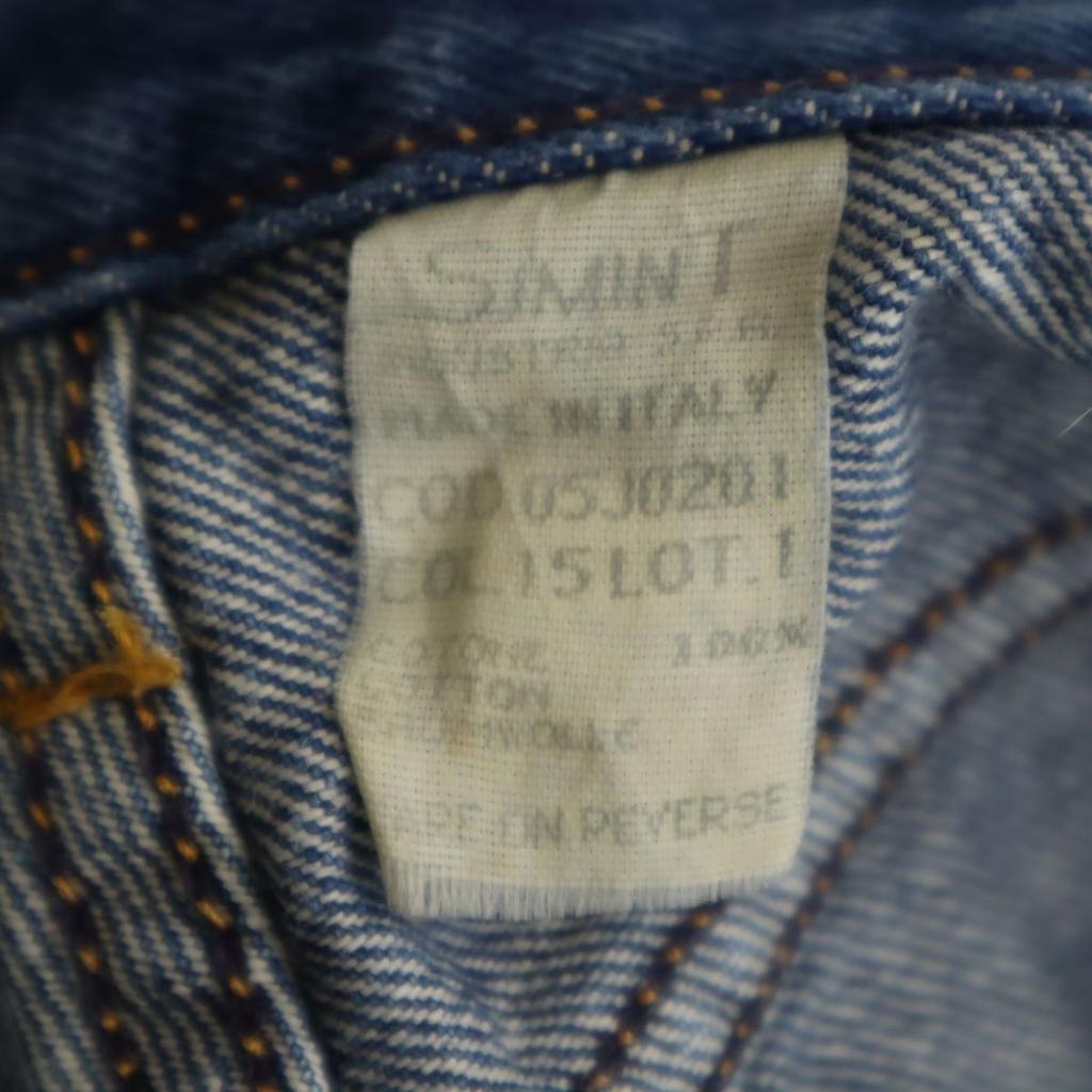 ARMANI JEANS 90s Old Made in Italy Tapered denim pants w29 jeans Women Used