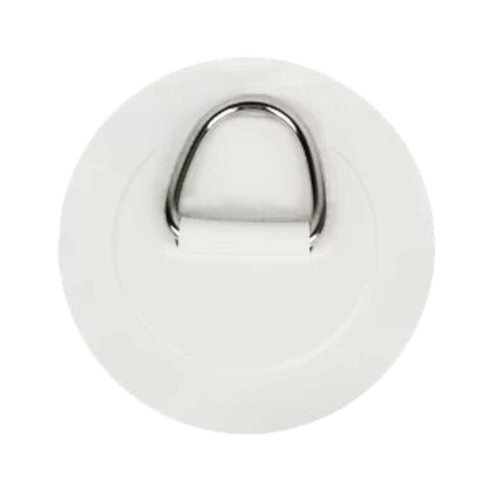 

Stainless Steel D Ring Patch Deck Surfboard Accessories Kayak Replacement белый