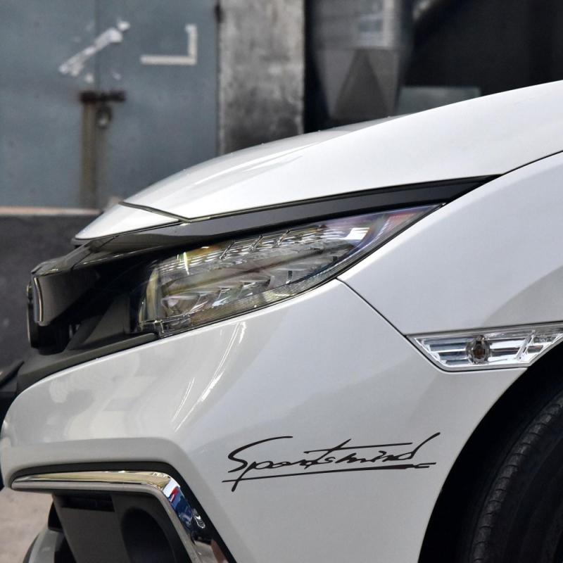 32cm Naklejka samochodowa Odblaskowa lampa do brwi Sportowa Urzekająca stylizacja Dekoracja Winylowy motocykl