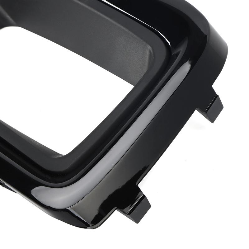 Artudatech Fog Light Lamp Cover Gloss Black Trim Pair For GMC Yukon / Yukon XL 2015- Car Accessories