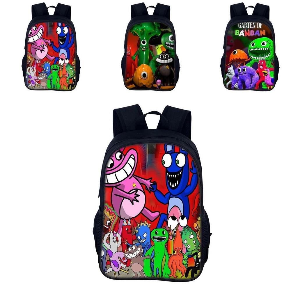 High-quality Nylon Backpack With Fun Cartoon Print Suitable For Boys And Girls In Grades 3-4 Garten Of Banban 3 40cm
