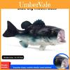 Modelo de Peixe Lateolabrax Japonicus Brinquedo Com Material Plástico Para Decoração de Aquário Marinho