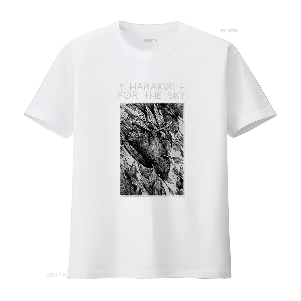 Harakiri For The Sky Falling Bird T Shirt Unique Art Print Design High Quality Fabric Perfect Fashion Forward Individuals