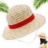 Straw Hat for Adult Halloween Straw Sun One Piece Cosplay Diameter 35cm Cosplay, Prop, Men's & Women's Hat, Hat, Approx.