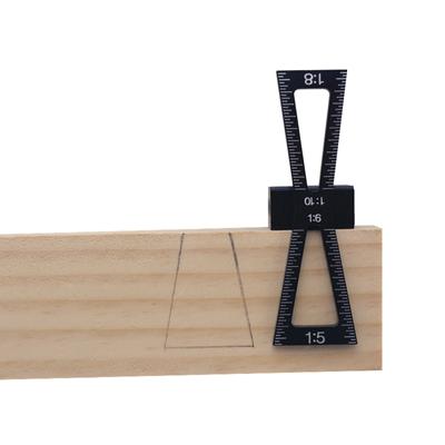 Woodworking Dovetail Marker Aluminum Alloy Dovetail Marking Template 1:5 & 1:8 Wood Joint Gauge With Scale Dovetail Guide Tools