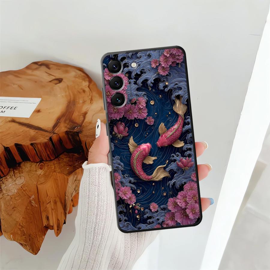 Case for Samsung Galaxy A41 A22 A52 A26 A72 A24 A55 A25 A71 A35 A23 A53 A51 A73 A36 A32 Soft Phone Cover Cartoon Fish