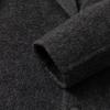 FAPAI Men's Mid-Length Two-Button 69% Wool Blend Overcoat