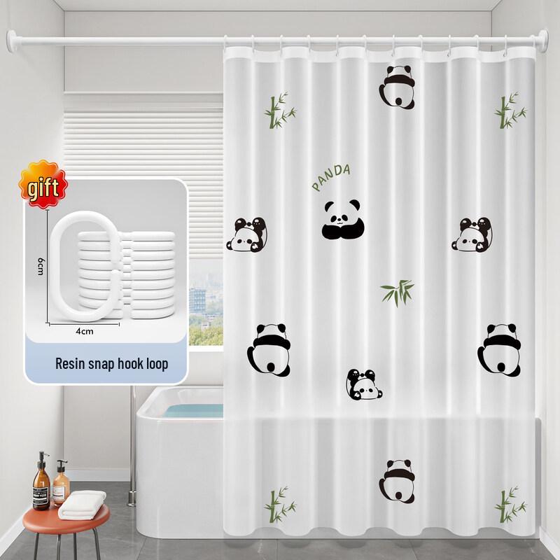 

LIEI Thickened Waterproof PEVA Shower Curtain