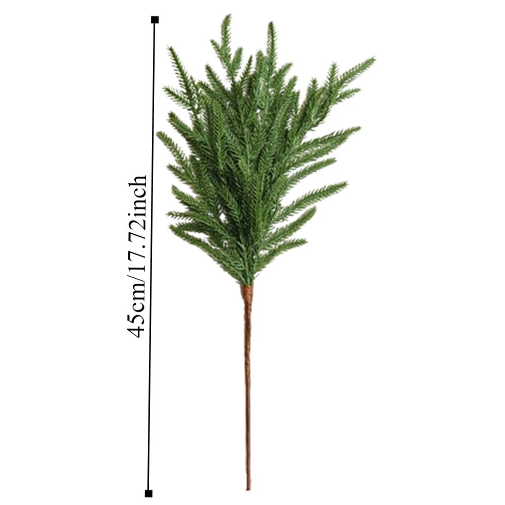 DIY Wreath Artificial Norfolk Pine Branches Artificial Plastic Plants  Desktop Living Room Decor