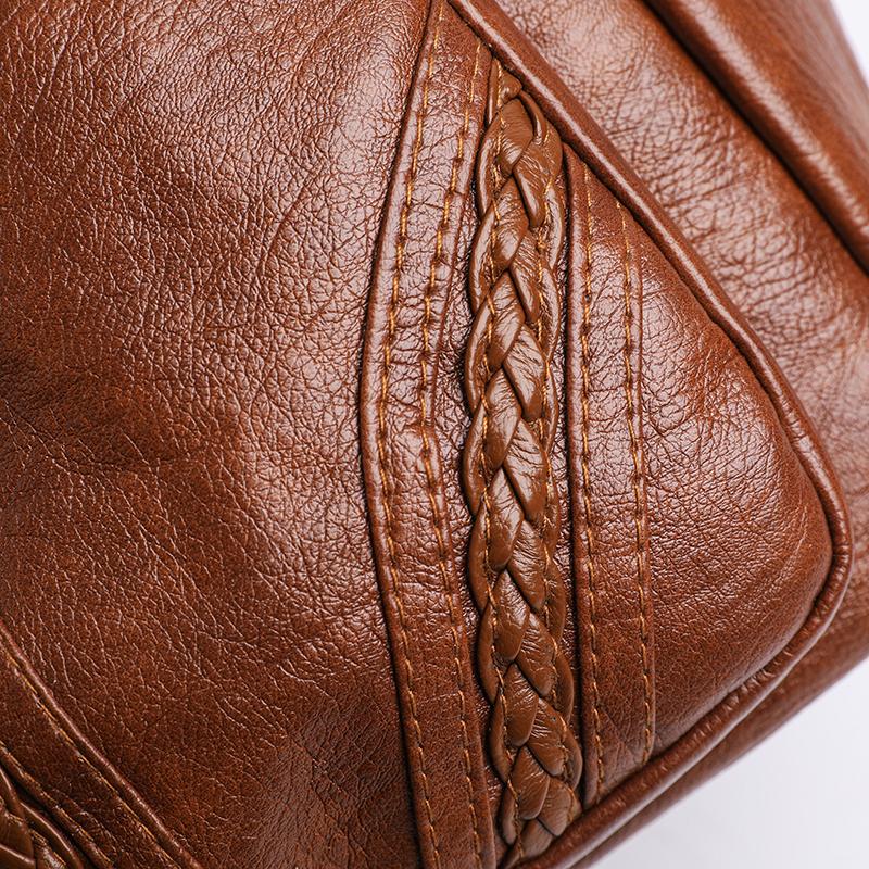 Large Capacity Multi-Function Bag Women's Shoulder Handbag Vintage Commuter Tote Bag Multi-Compartment Crossbody Bag