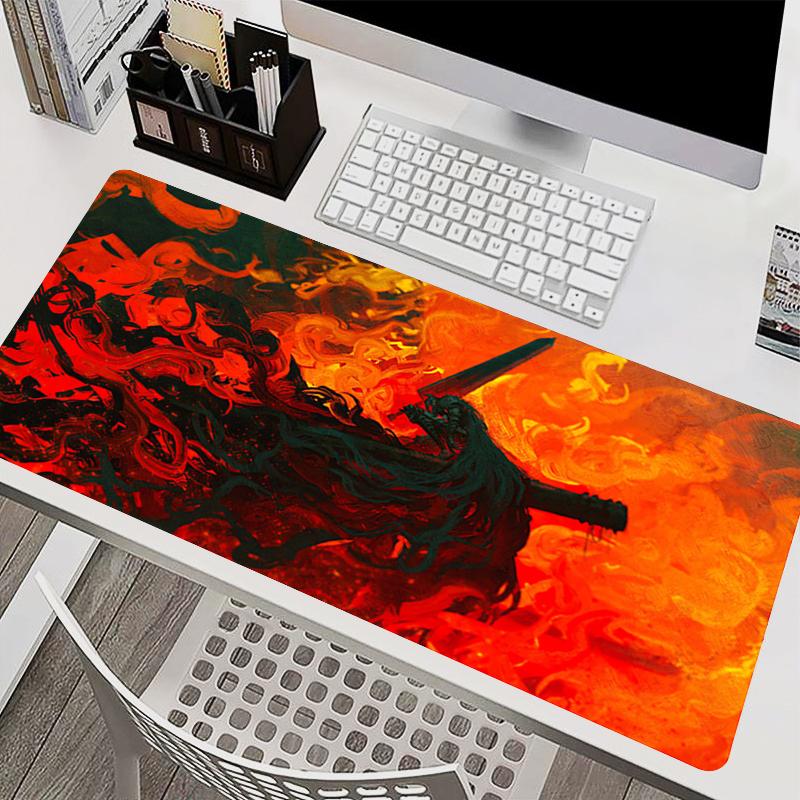Gaming Mouse Pad B-BERSERK Large keyboard pad Extended Desk Mat Non Slip Carpet Popular Gamer Pad Rubber Base Computer Mouse Pad
