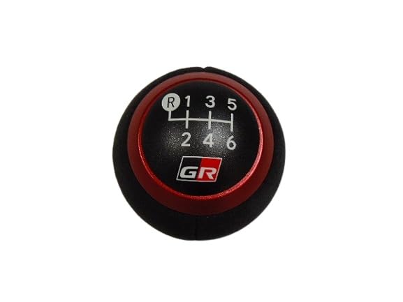 

Genuine Toyota GRMN Yaris Shift Knob for Manual Transmission Compatible with Corolla Corolla and Japanese Genuine (Ultrasuede) Vehicles. Corolla,