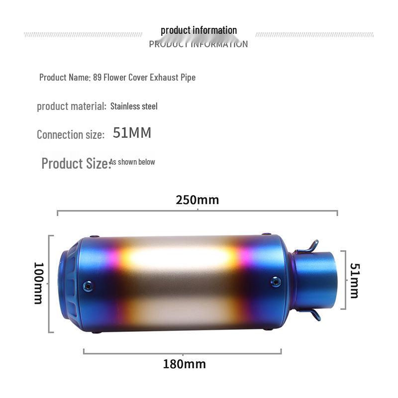 CFMOTO 250, CBR300R, R3, Chase 600, NINJA400, Z900 Modified Motorcycle Exhaust Pipe