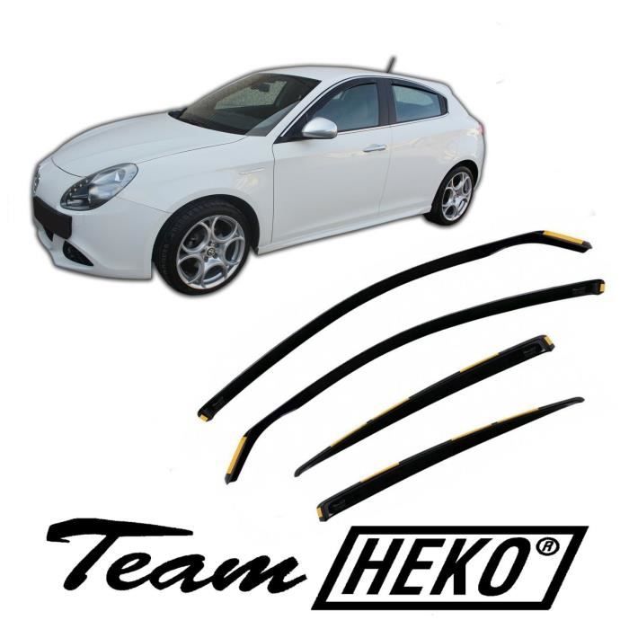| Deflecteurs d'Air Déflecteurs De Vent Compatible Avec Alfa Romeo Giulietta 2012-prés 4 Pièces