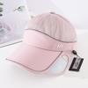 Baseball Cap Men's Summer Sunscreen Hat Women's New Enlarged Retractable Brim Outdoor Sports Cap Sun Cover Hat