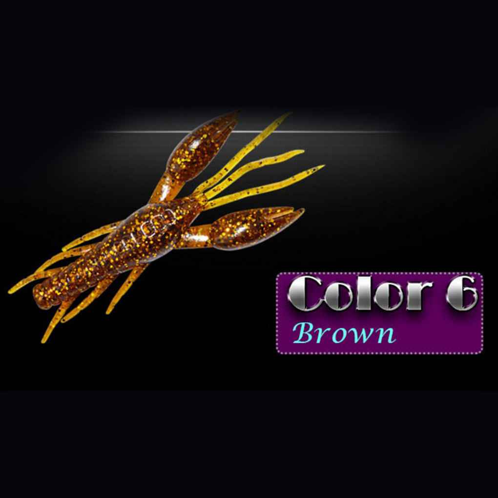 4pcs/set Fishing Lure Hammer Clamp Shrimp 80mm/5.5g Claw Bait Artificial Lure Swimbait Fish Worms