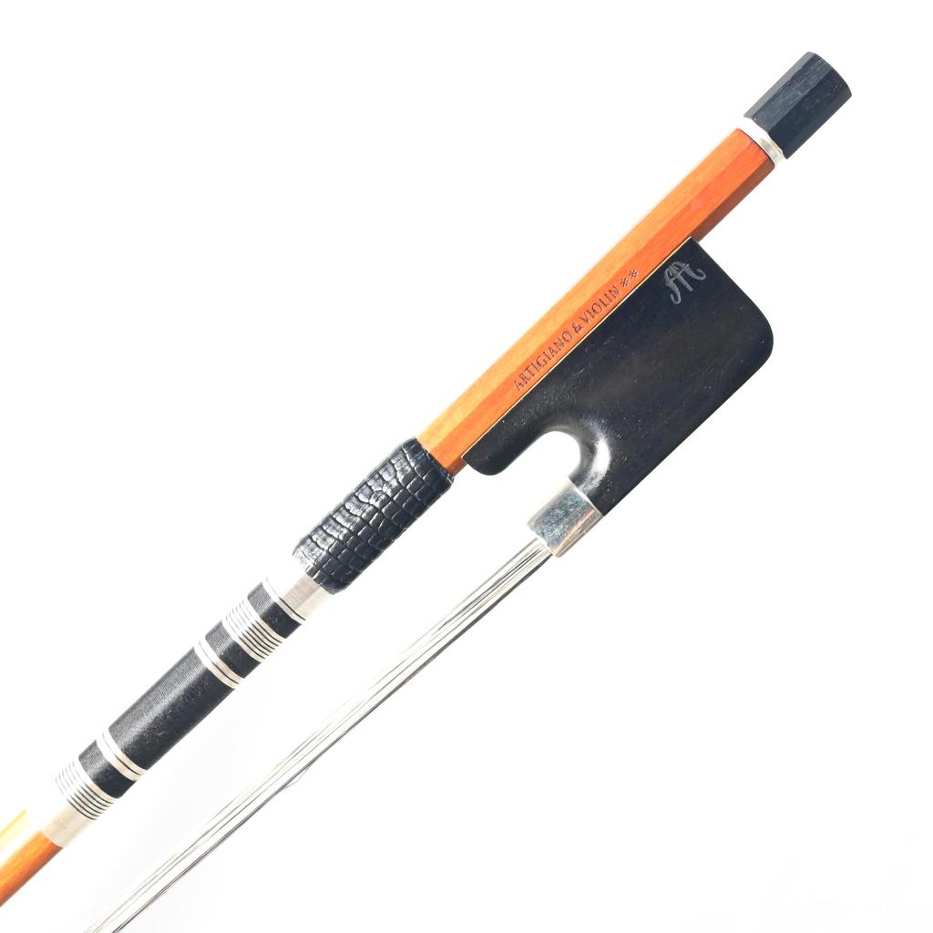 ARTIGIANO&VIOLIN D. Peccatto Model Metal Tip Pernambuco Cello Bow AP-303