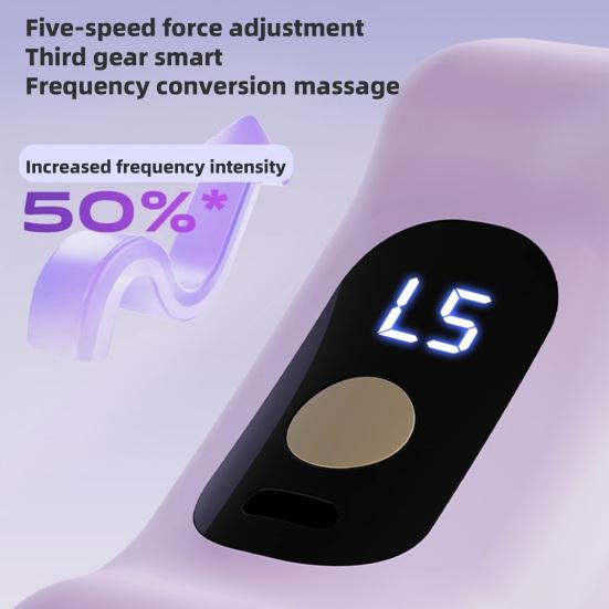 Small Vibration Plate Fitness Ring Digital Display 5 Adjustable Intensity Levels Battery Powered Wireless Exercise Shaker Massager