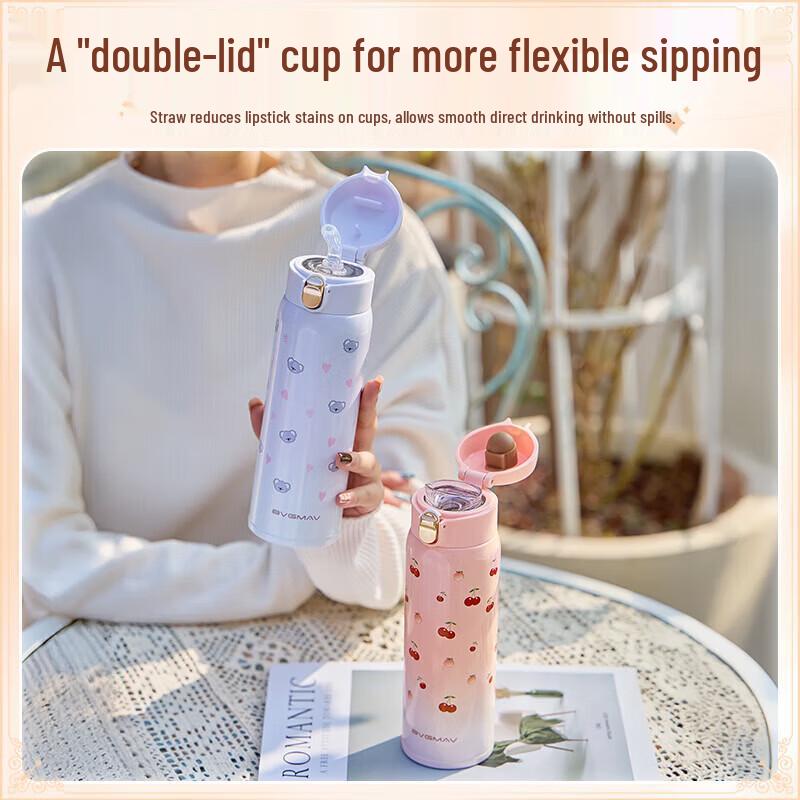 BVGMAV Cartoon 316 Stainless Steel Water Bottle