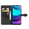 Flip Case for Motorola Moto E20/E30/E40, Mandala, Black