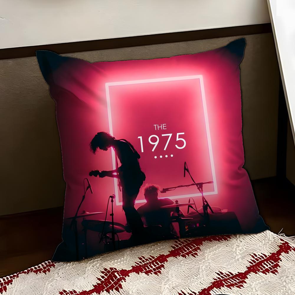 TThe 1975S Band Cushion Cover Reversible Soft Durable Pillow Cover Home  Car MultiScene Use for Daily Comfort