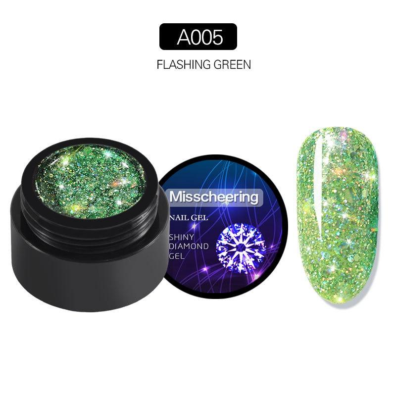 Super Glitter Sequins Gel Polish Flash Diamond Gel Shiny Nail Polish Soak Off Varnish Nail Art Gel Lacquer