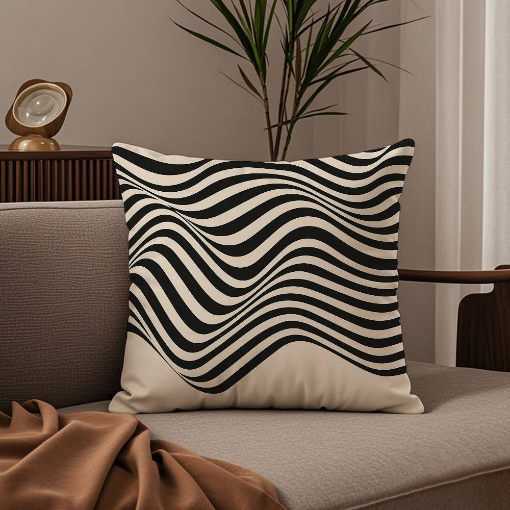Modern Reduced Geometry Pillow Case Pattern Printing Pillowcase Living Room Sofa Cushion Cover Bedroom Room Decor