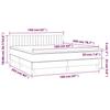 Box Spring Bed with Mattress Dark Green 160 x 200 cm Velvet
