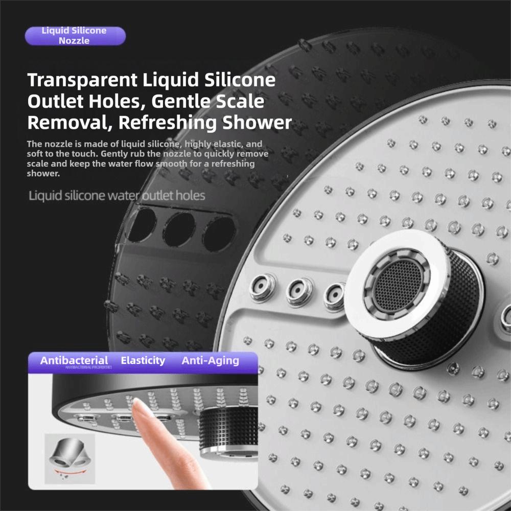 Portable High-Pressure Shower Head Explosion-Proof Bathroom Shower Sprayer Home Use