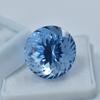 Natural Blue Aquamarine Loose Gemstone 20 Ct Round Cut for Collectors for Jewelry Making and Crafts