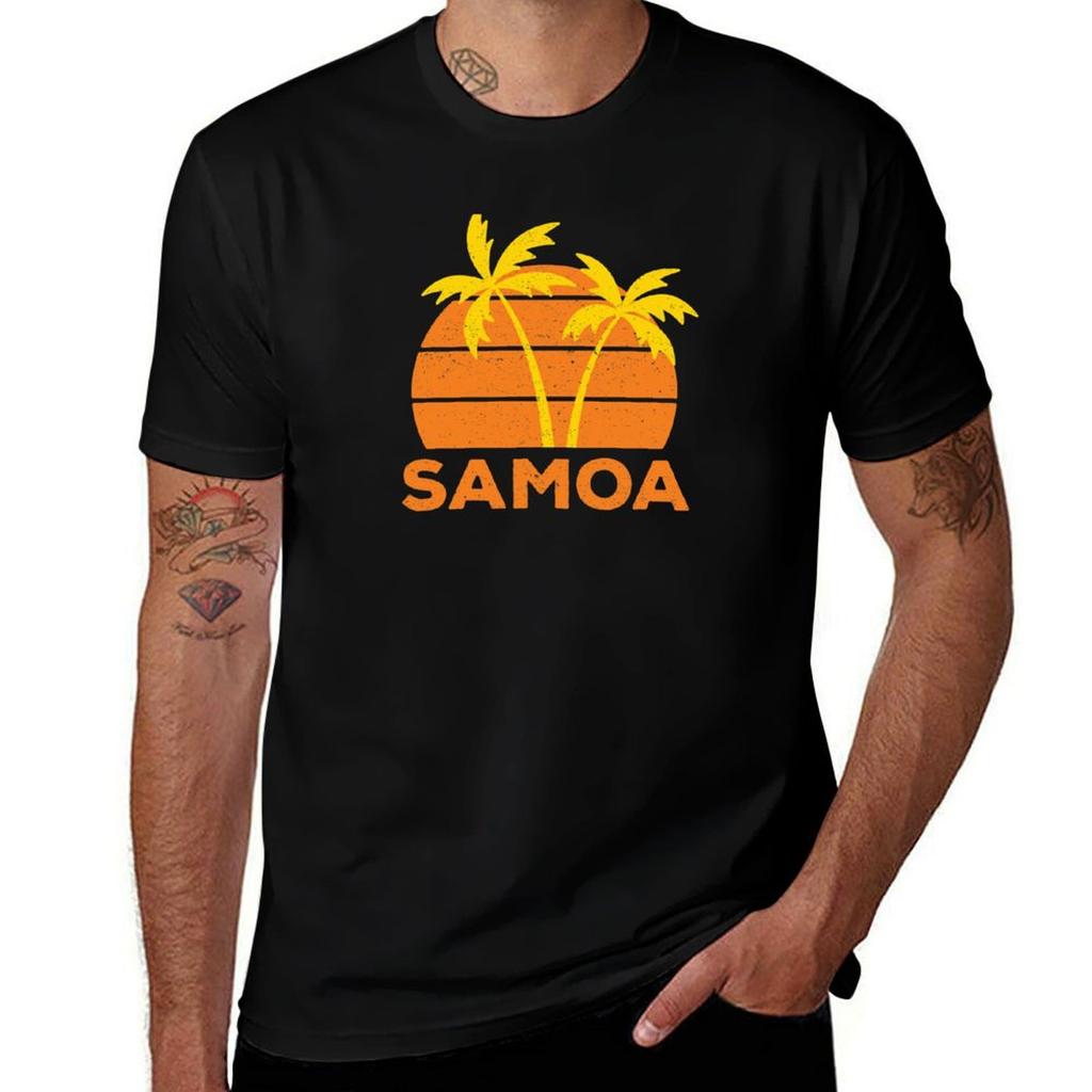 Samoa Retro Tshirt Holiday Party For Unisex Tshirt