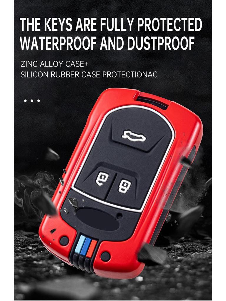 Chery Car Key Cover for Arrizo 5, Tiggo 7, Tiggo 3, Arrizo GX, and Arrizo 5plus - Unisex Shell Buckle Bag