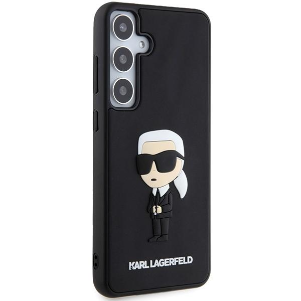 Karl Lagerfeld Klhcs24S3Drkink S24 S921Czarny/Black Hardcase 3D Rubber Ikonik