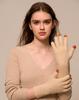 Autumn & Winter Cashmere Knit Touchscreen Cold Protection Striped Warm Gloves