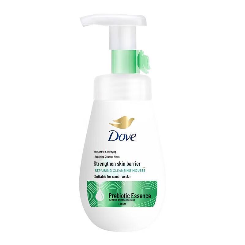 Dove Oil Control Facial Cleansing Foam (160ml) with Vaseline Body Lotion (30ml)