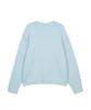 Guvo Out Seam Round-Neck Cardigan, Sky-Blue
