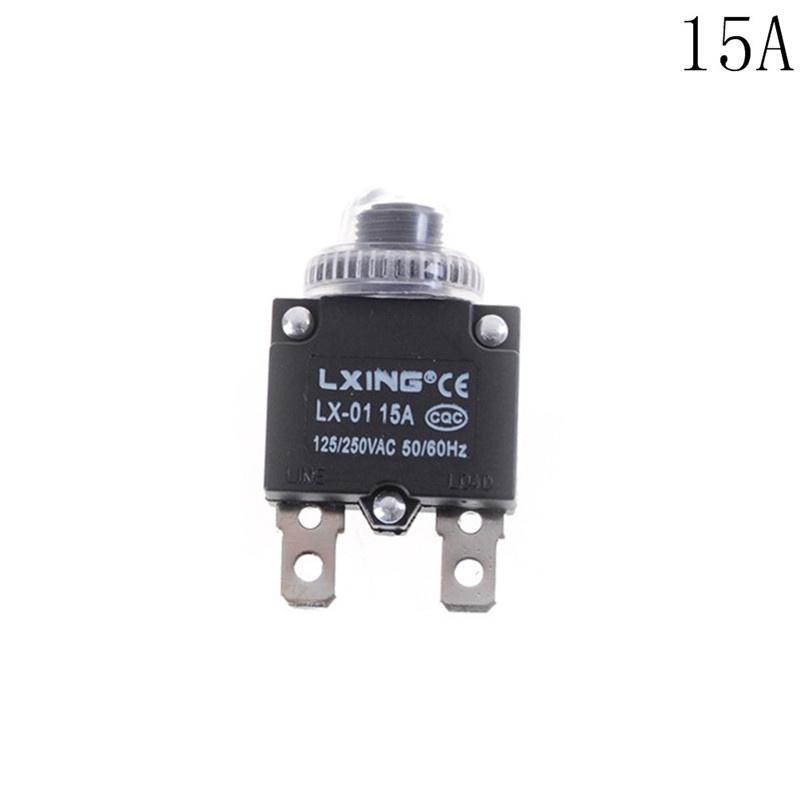 2set Thermal Switch Overload Protector Push Button+waterproof Cover Cheapness CC