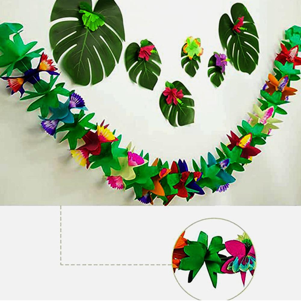 1PCS Hawaiian Decorative Party Paper Pulls