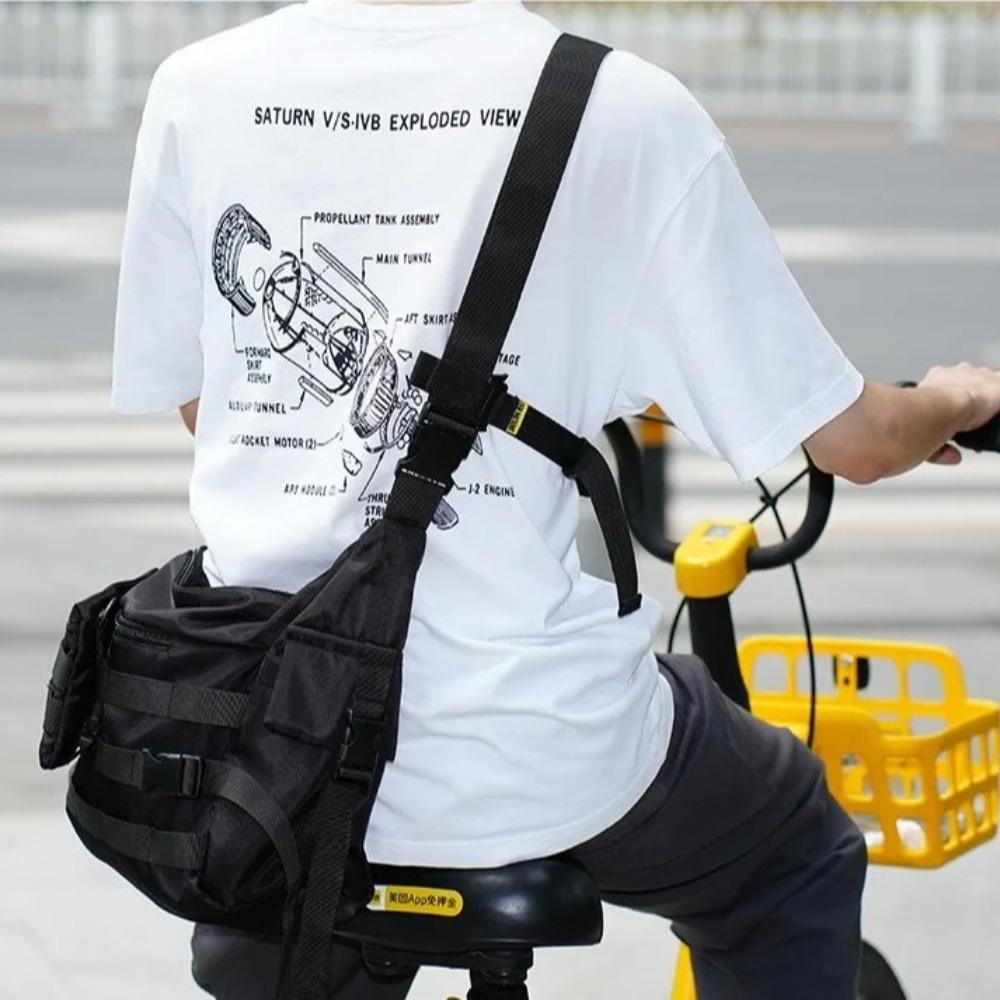 Magnetic Buckle Crossbody Bag Chest Strap Three-point Auxiliary Backpack Sternum Strap for Outdoor