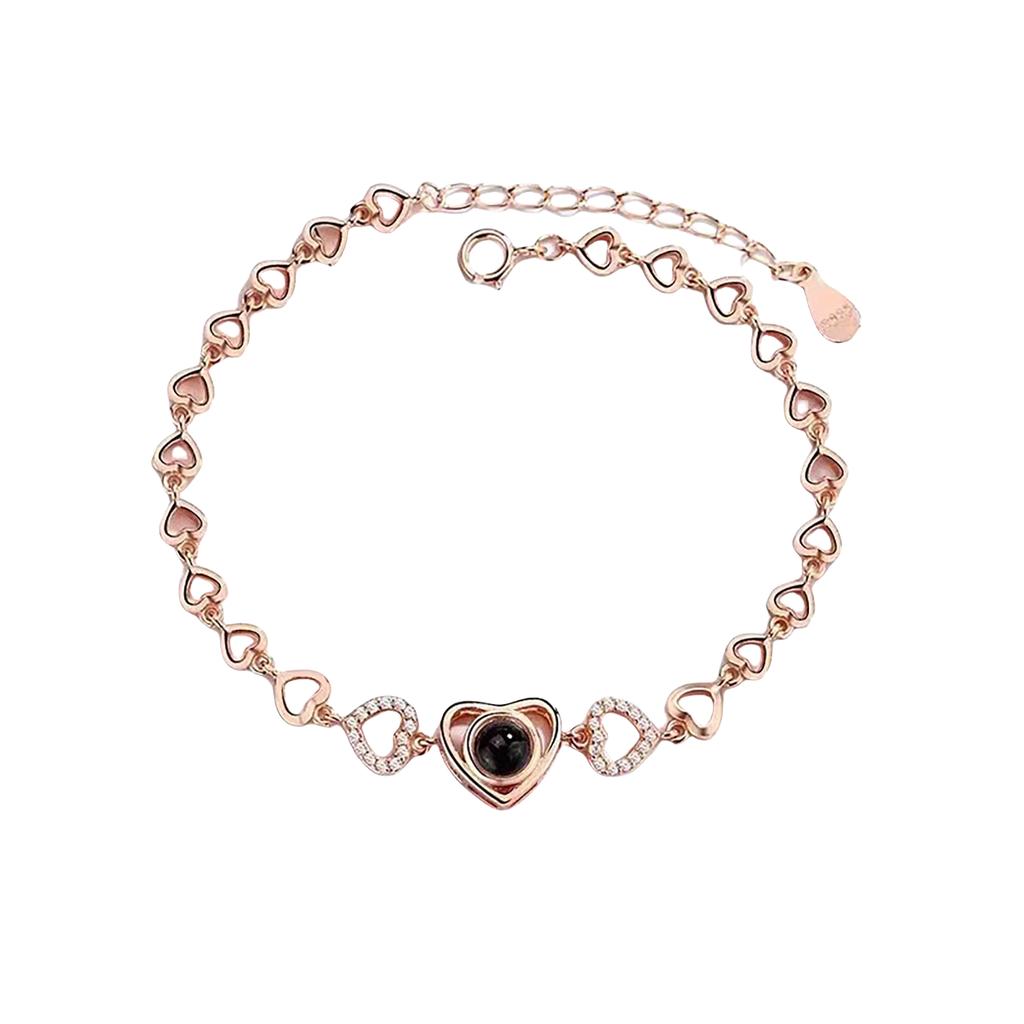 Personalisiertes Kundenspezifisches Liebesfarben-Projektionsarmband mit Foto Geburtstags-Erinnerungsgeschenk für Mutter, Dame, Ehefrau, Tochter, Großmutter