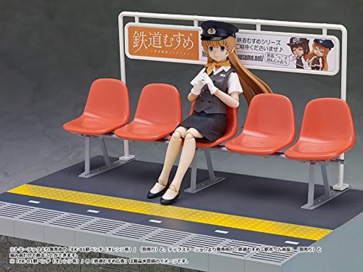 Figma Девушка из Железнодорожного вокзала Алиса Куджи окрашенная подвижная фигурка немасштабная ABS&ATBC-PVC