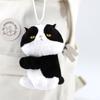 Cartoon Animal Cat Plush Pendant Soft Key Chain Cute Cartoon Clip Doll Toy  Birthday Gift