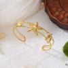 Bohemian Stainless Steel Shell Starfish Cuff Bracelet for Women Fashion Sun Conch Spiral Adjustable Bangle Party Jewelry Gift