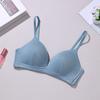Women's Steel-rimless Underwear Women's Gathering Anti-sagging Small Breasts Not Empty Cup Traceless Bra Breathable Bra Women's Bra