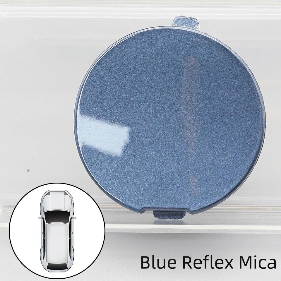 

Rear Bumper Towing Hook Cover Shell Cap For Mazda 3 Axela Sedan 2013 2014 2015 2016 2017 2018 2019 Tow Hook Eye Lid Painted синій